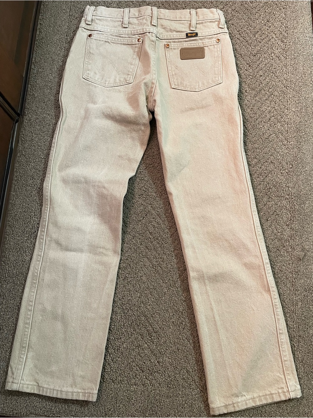 Men's Wrangler Beige Boot Cut Jeans